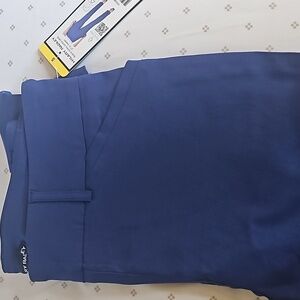 Hilary Radley Women Mid-Rise Stretch Pull-On Ankle Pant Sz S Mazarine Blue NWT